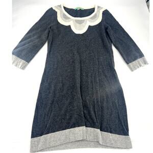 Boden Dress Womens Size 6 L Black Knee Length Pockets Stretchy Casual Comfy